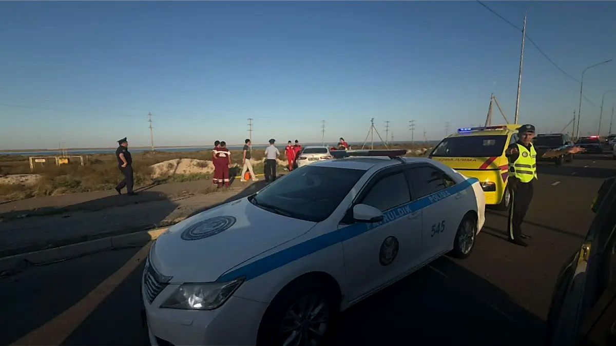 Серьезное ДТП произошло в Актау, пострадавших доставили в больницу
