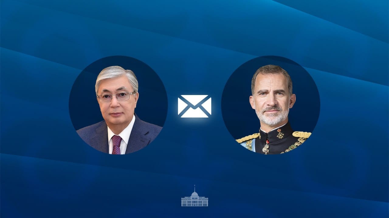 Король Испании Фелипе VI направил Токаеву благодарственную телеграмму
